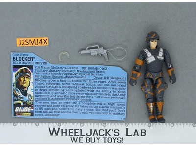 Blocker V1 100% Complete G.I. Joe 1987 Hasbro Vintage Action Figure