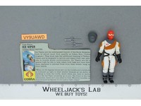 Ice Viper V1 100% Complete G.I. Joe 1987 Hasbro Vintage Action Figure