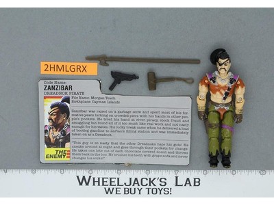 Zanzibar V1 100% Complete G.I. Joe 1987 Hasbro Vintage Action Figure
