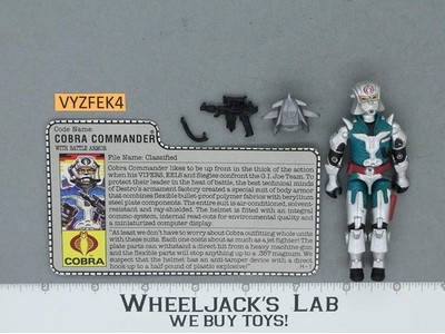 Cobra Commander V3 100% Complete G.I. Joe 1987 Hasbro Vintage Action Figure