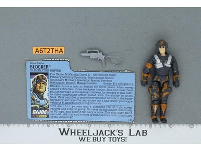 Blocker V1 G.I. Joe 1987 Hasbro Vintage Action Figure