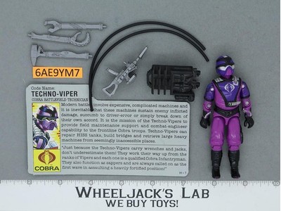 Techno-Viper V1 100% Complete G.I. Joe 1987 Hasbro Vintage Action Figure