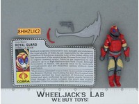 Royal Guard V1 100% Complete G.I. Joe 1987 Hasbro Vintage Action Figure