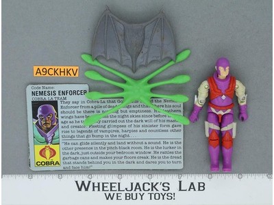 Nemesis Enforcer V1 100% Complete G.I. Joe 1987 Hasbro Vintage Action Figure