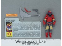 Royal Guard V1 100% Complete G.I. Joe 1987 Hasbro Vintage Action Figure