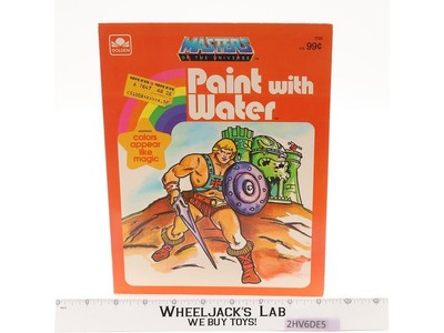 Paint with Water Book Masters of the Universe MOTU Golden Book 1983