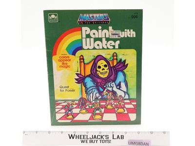 Quest for Power Paint with Water Book Masters of the Universe Golden Book NEW