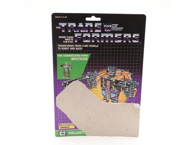 Swindle Cardback Vintage 1986 G1 Transformers Hasbro Action Figure