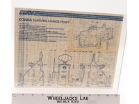Cobra Surveillance Port 1985 ORIGINAL Instructions Blueprints G.I. Joe