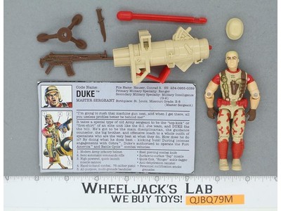 Duke V3 100% Complete G.I. Joe 1992 Hasbro Vintage Action Figure
