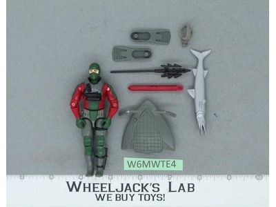 Undertow V1 100% Complete G.I. Joe 1990 Hasbro Vintage Action Figure