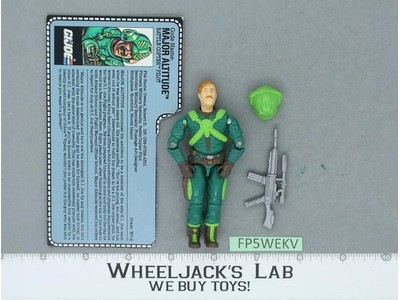 Major Altitude V1 100% Complete G.I. Joe 1991 Hasbro Vintage Action Figure