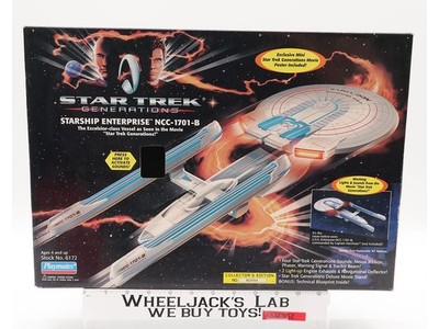 Starship Enterprise NCC-1701-B Star Trek Generations 1994 Playmates WORKS! Vtg.