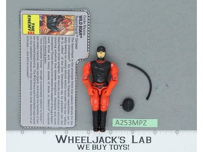 Wild Boar V1 100% Complete G.I. Joe 1989 Hasbro Vintage Action Figure