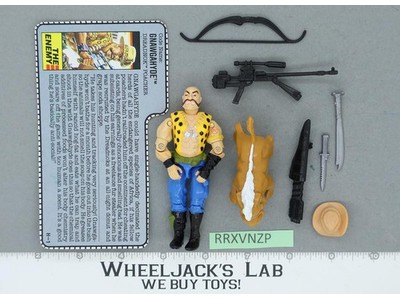 Gnawgahyde V1 100% Complete G.I. Joe 1989 Hasbro Vintage Action Figure