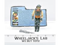 Dodger V1 100% Complete GI Joe 1987 Hasbro ARAH