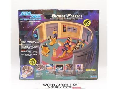 Bridge Playset Complete Star Trek Next Generation 1993 Playmates Action Figure