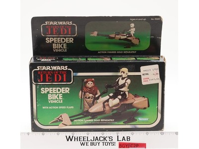 Speeder Bike Vehicle Star Wars ROTJ 1983 Kenner Action Figure Vehicle NEW MIB