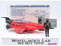 Cobra Stellar Stiletto W/Star Viper 100% Complete 1988 GI Joe Hasbro Vehicle