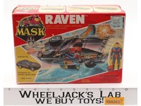 Raven W/ Calhoun Burns 100% Complete W/Box MASK 1986 Vintage Action Vehicle