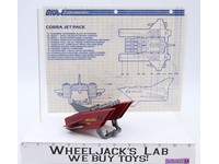 Cobra Jet Pack 100% Complete 1987 GI Joe Hasbro Vintage Action Figure Vehicle