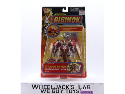 Digi-Warrior Burninggreymon Digimon Season 4 2003 Bandai Figure NEW SEALED