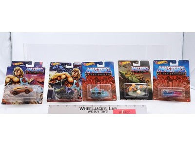 Lot of 5 Masters of the Universe Hot Wheels Mattel NEW MOSC SEALED