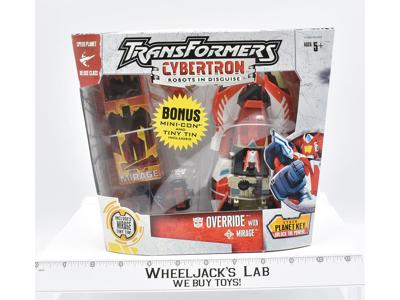 Override W/Mirage Deluxe Class Cybertron NEW MISB RID Transformers Hasbro