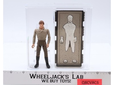 Han Solo in Carbonite AFA GRADED 80 Star Wars 1984 Kenner Vintage Action Figure