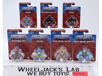 Lot of 7 Masters of the Universe Eternia Minis Mattel NEW MOSC SEALED