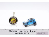 Classic '32 Ford Vicky Light Blue 1969 Hot Wheels Redline Mattel Vtg RL w/Button