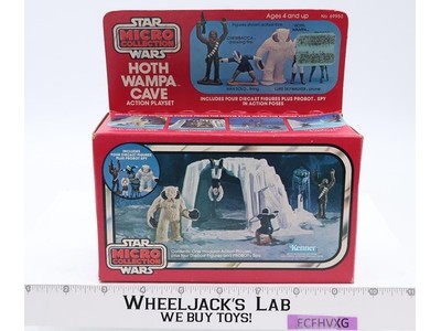 Hoth Wampa Cave 100% Complete W/Box Star Wars MICRO COLLECTION 1982 Kenner