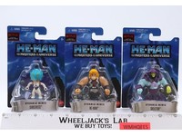 Lot of 3 Masters of the Universe Eternia Minis Mattel NEW MOSC SEALED