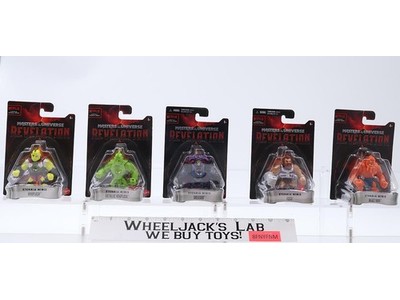 Lot of 5 Masters of the Universe Eternia Minis Mattel NEW MOSC SEALED