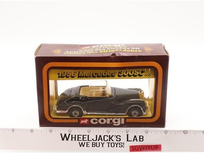 #806 Black 1956 Mercedes 300SC Cars of the 50's 1983 Corgi Vintage MIB