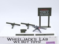 Machine Gun Defense Unit 100% Complete GI Joe 1984 Hasbro Action Figure Playset