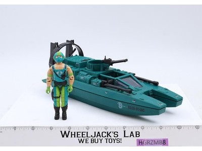 Cobra Water Moccasin W/ Coppehead G.I. Joe 1984 Hasbro Action Figure Vehicle