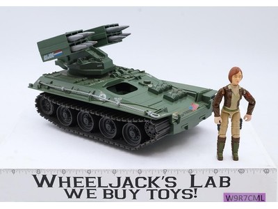 Wolverine W/Cover Girl 100% Complete GI Joe 1983 Hasbro Action Figure Vehicle