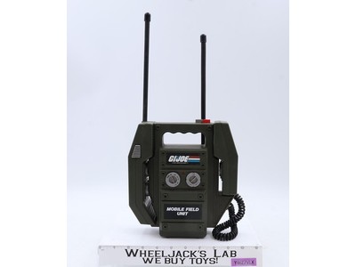 Mobile Field Unit Walkie Talkie Set 2-Way Radio GI Joe 1984 Hasbro Nasta