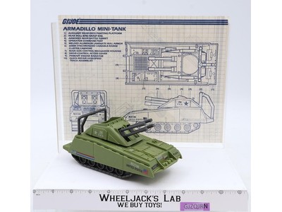 Armadillo 100% Complete GI Joe 1985 Hasbro Vintage Action Figure Vehicle