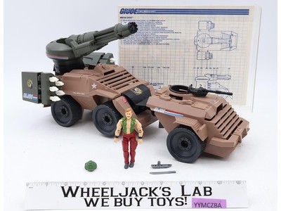 Mean Dog W/ Wild Card 100% Complete GI Joe 1988 Hasbro Action Figure Vehicle