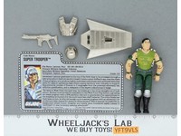 Super Trooper V1 RED CARD BACK Complete G.I. Joe 1988 Hasbro Vintage Figure
