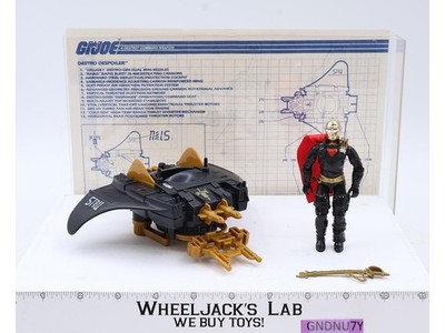 Destro's Despoiler 100% Complete GI Joe 1988 Hasbro Action Figure Vehicle