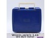 WWF Wrestling Superstar Plastic Blue Lunch Box 1985 Titan Sports Thermos Brand