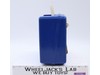 WWF Wrestling Superstar Plastic Blue Lunch Box 1985 Titan Sports Thermos Brand