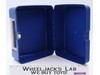 WWF Wrestling Superstar Plastic Blue Lunch Box 1985 Titan Sports Thermos Brand