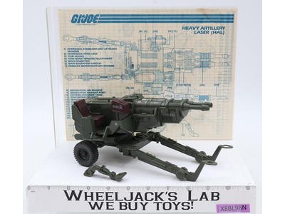 HAL Heavy Artillery Laser Complete G.I. Joe 1982 Hasbro Vehicle Action Figure