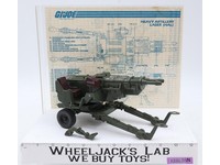 HAL Heavy Artillery Laser Complete G.I. Joe 1982 Hasbro Vehicle Action Figure
