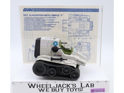 Triple T 100% Complete G.I. Joe 1986 Hasbro Vintage Vehicle Action Figure