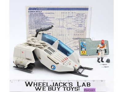 Cobra Wolf W/ Ice Viper G.I. Joe 1987 Hasbro Action Figure Vehicle